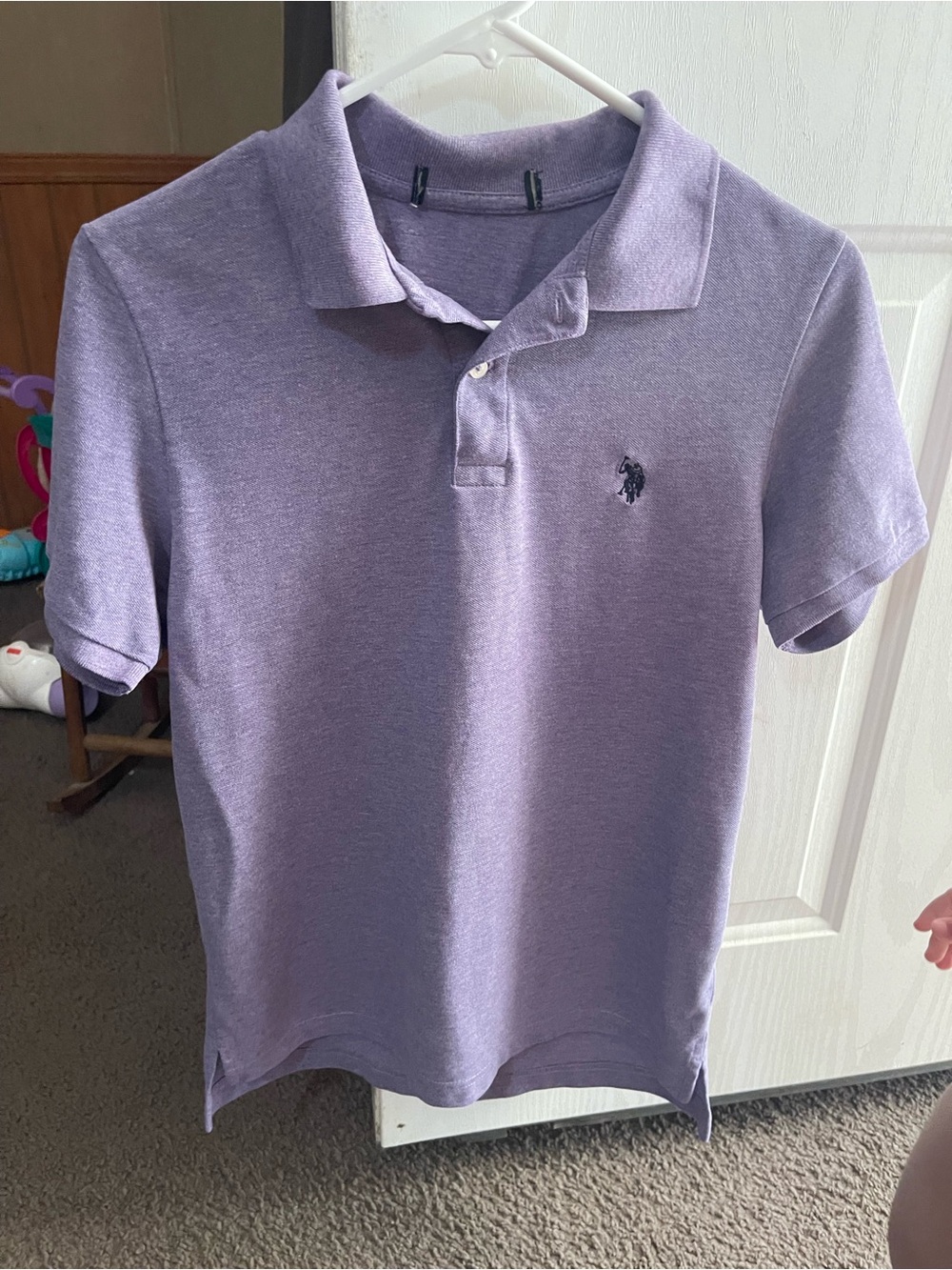 U.S. Polo Assn. Lavender Short-Sleeve Polo